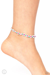Paparazzi Accessories Midsummer Daisy - Blue Anklet