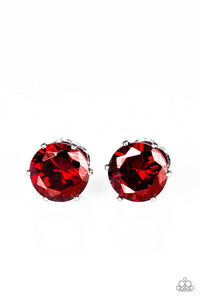 Paparazzi Accessories Greatest Treasure - Red Post Earrings 