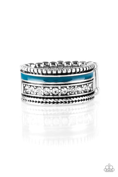 Paparazzi Accessories Rich Rogue - Blue Ring