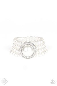 Paparazzi Accessories Top Tier Twinkle White Bracelet 