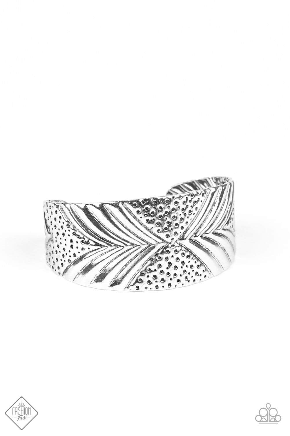 Paparazzi Accessories Geo Guru Silver Bracelet 