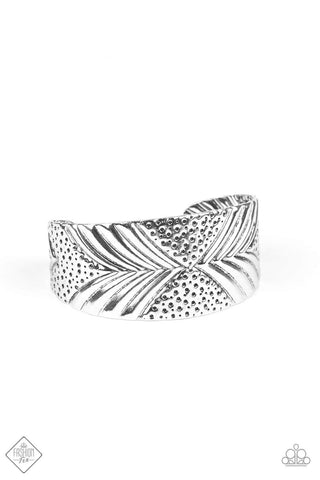 Paparazzi Accessories Geo Guru Silver Bracelet 