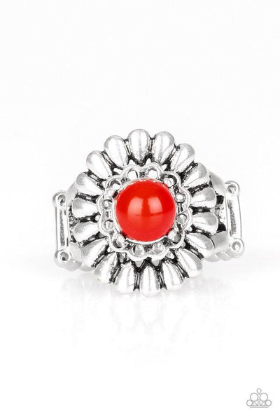 Paparazzi Accessories Poppy Pep Red Ring