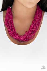 Paparazzi Accessories The Show Must CONGO On! - Pink Necklace & Earrings 