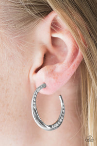 Paparazzi Accessories Born To Beam - White Earrings 