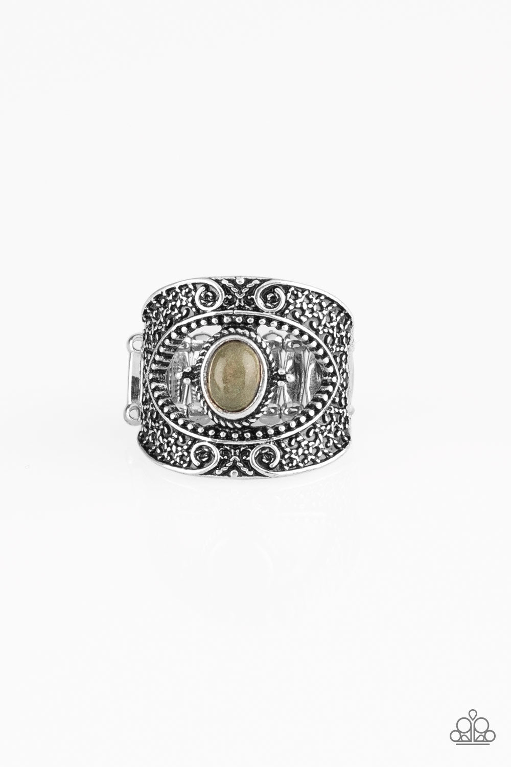 Paparazzi Accessories Rural Relic - Green Ring