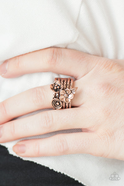 Paparazzi Accessories Meadow Flowers - Copper Ring