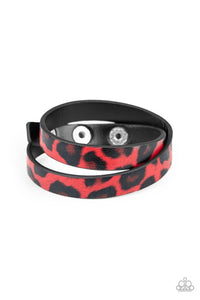 Paparazzi Accessories Paparazzi Accessories - All GRRirl - Red Bracelet 