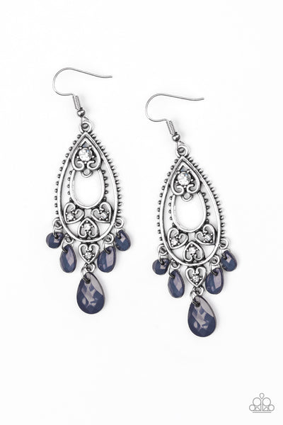 Paparazzi Accessories Fashion Flirt - Blue Earrings 