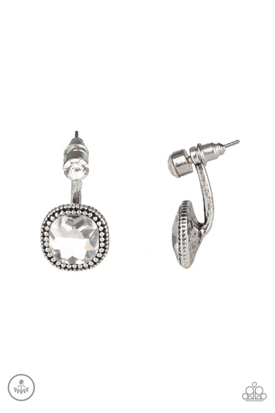 Paparazzi Accessories Celebrity Cache - White Earrings 