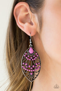 Paparazzi Accessories Eastern Extravagance - Purple Earrings 
