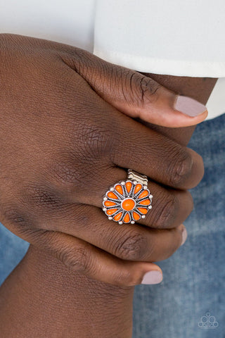 Paparazzi Accessories Poppy Pop-tastic - Orange Ring