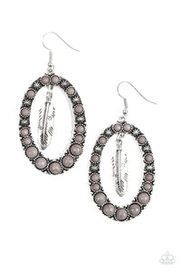 Paparazzi Accessories Put Up A FLIGHT - Silver Earrings 