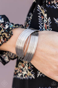 Paparazzi Accessories Urban Glam – Silver Bracelet 