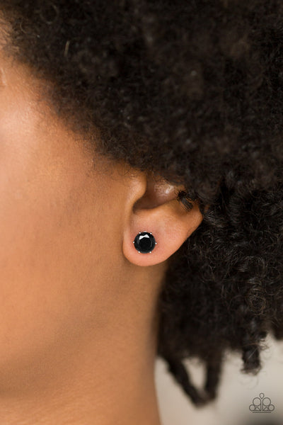 Paparazzi Accessories Come Out On Top - Black Earrings 