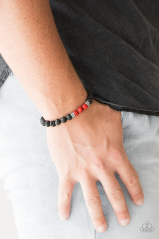 Paparazzi Accessories Wisdom - Red Bracelet