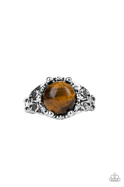 Paparazzi Accessories Mojave Treasure - Brown Ring