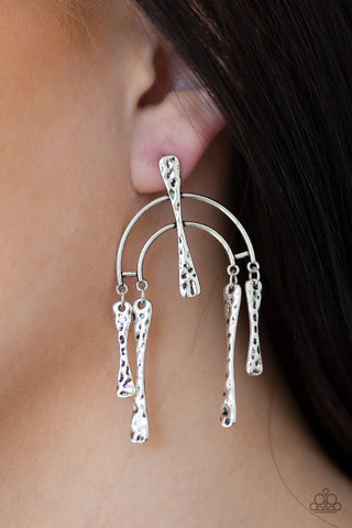 Paparazzi Accessories ARTIFACTS Of Life - Silver Earrings 
