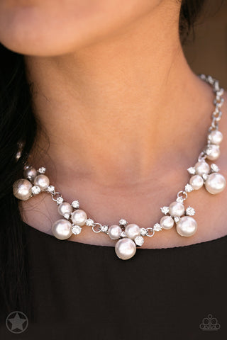 Paparazzi Accessories Toast To Perfection - White Necklace & Earrings 