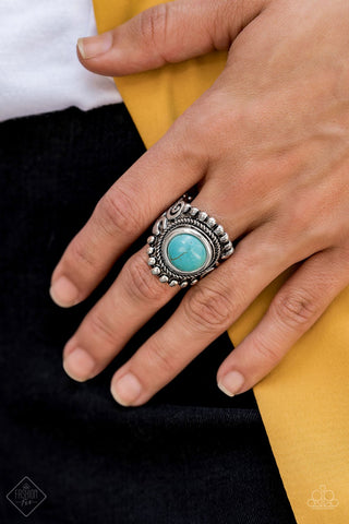 Paparazzi Accessories Nomad Drama - Blue Ring