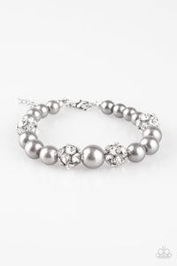 Paparazzi Accessories Pearls and Parlors - Silver Bracelet 