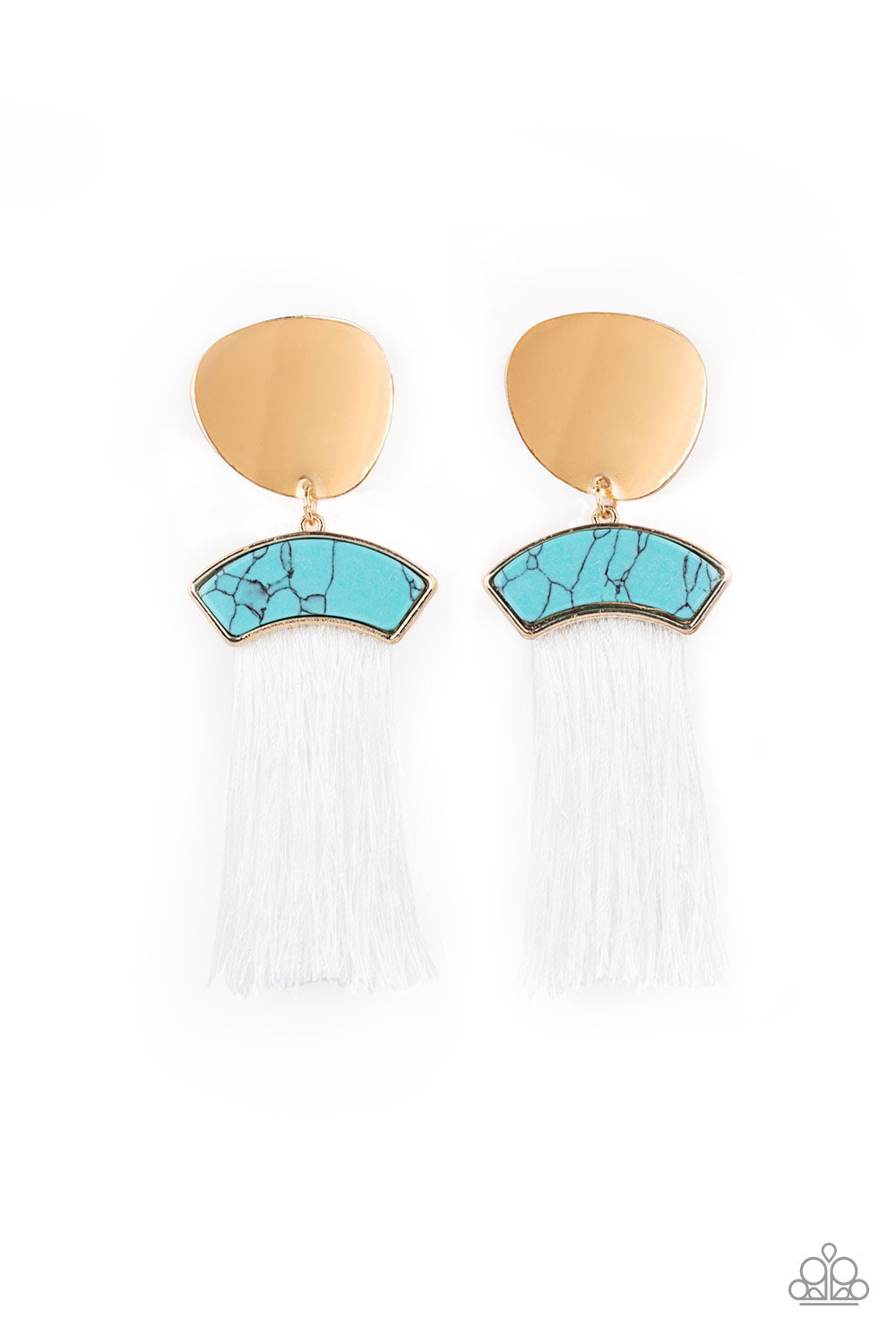 Paparazzi Accessories Insta Inca - Blue Earrings 