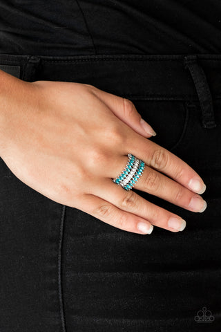 Paparazzi Accessories Treasury Fund - Blue Ring