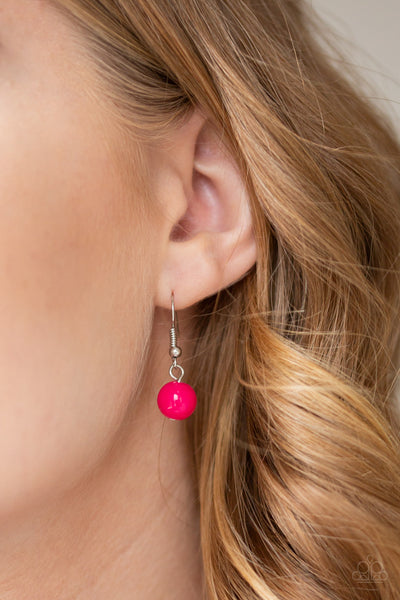 Paparazzi Accessories Everyday Eye Candy - Pink Necklace & Earrings 