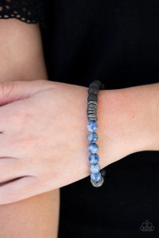 Paparazzi Accessories Cool-Headed - Blue Bracelet 