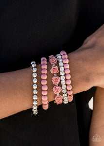 Paparazzi Accessories Rose Garden Grandeur - Pink Bracelet 