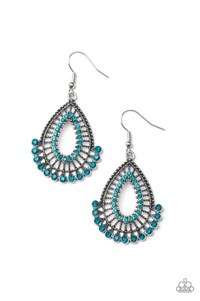 Paparazzi Accessories Castle Collection - Blue Earrings 