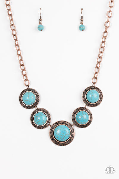 Paparazzi Accessories Mountain Roamer - Copper Necklace 