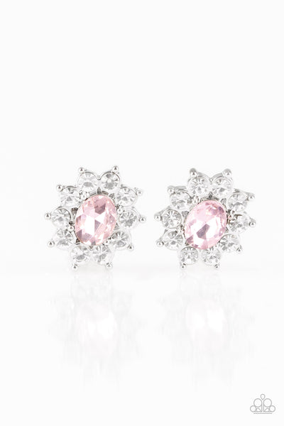 Paparazzi Accessories Starry Nights - Pink Earrings 