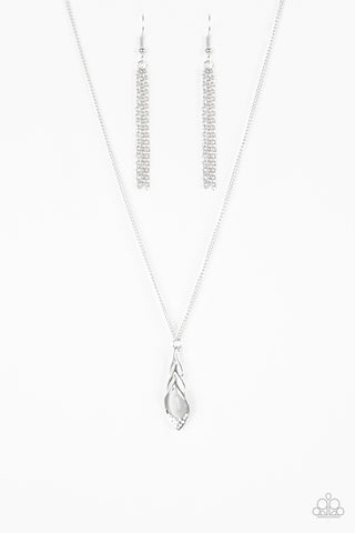 Paparazzi Accessories First Class Flier - White Necklace 