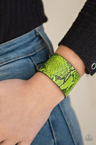 Paparazzi Accessories Its a Jungle Out There - Green Bracelet 