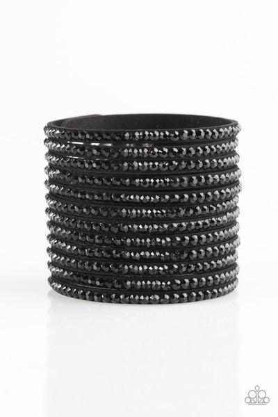 Paparazzi Accessories The Boss Is Back - Black Bracelet 