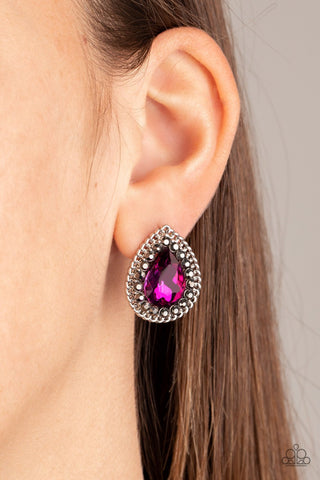 Paparazzi Accessories Debutante Debut - Pink Earrings 