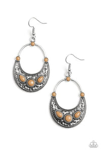 Paparazzi Accessories Paleo Paradise Brown Earrings