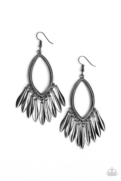 Paparazzi Accessories My FLAIR Lady - Black Earrings 