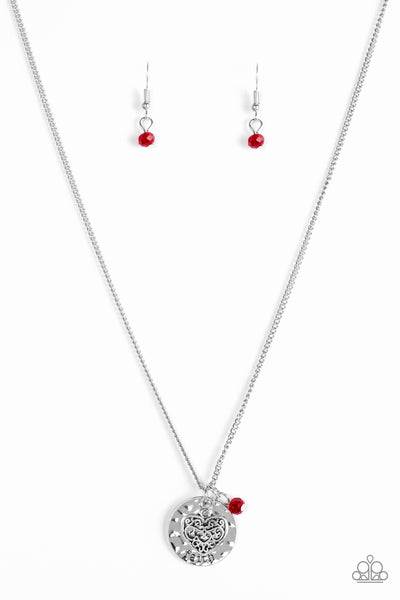 Paparazzi Accessories A Show Of Good Faith - Red Necklace 