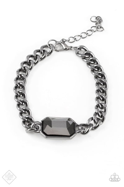 Paparazzi Accessories Command and CONQUEROR Black Bracelet 