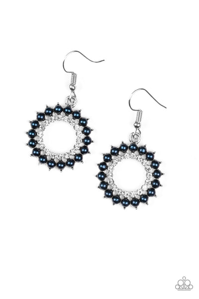 Paparazzi Accessories Wreathed In Radiance - Blue Earrings 