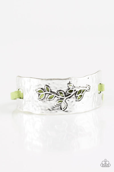 Paparazzi Accessories Branching Out - Green Bracelet 