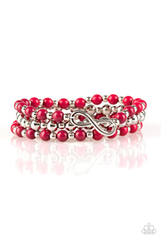 Paparazzi Accessories Immeasurably Infinite - Pink Bracelet 