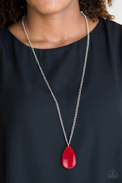 Paparazzi Accessories So Pop-YOU-lar - Red Necklace & Earrings