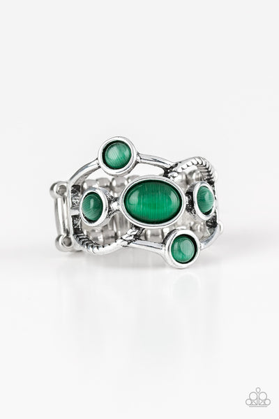 Paparazzi Accessories Moon Mood - Green Ring
