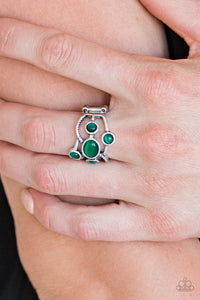 Paparazzi Accessories Moon Mood - Green Ring