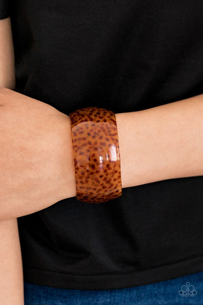 Paparazzi Accessories Jungle Cruise - Brown Bracelet