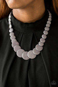 Paparazzi Accessories Sierra Mountains - Silver Necklace & Earrings 