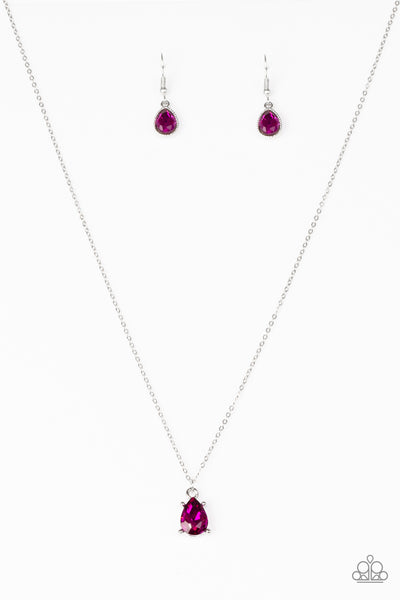 Paparazzi Accessories Classy Classicist - Pink Necklace & Earrings 